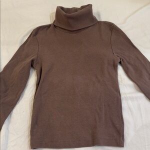 Zara Women's Taupe Cowl Neck Sweater